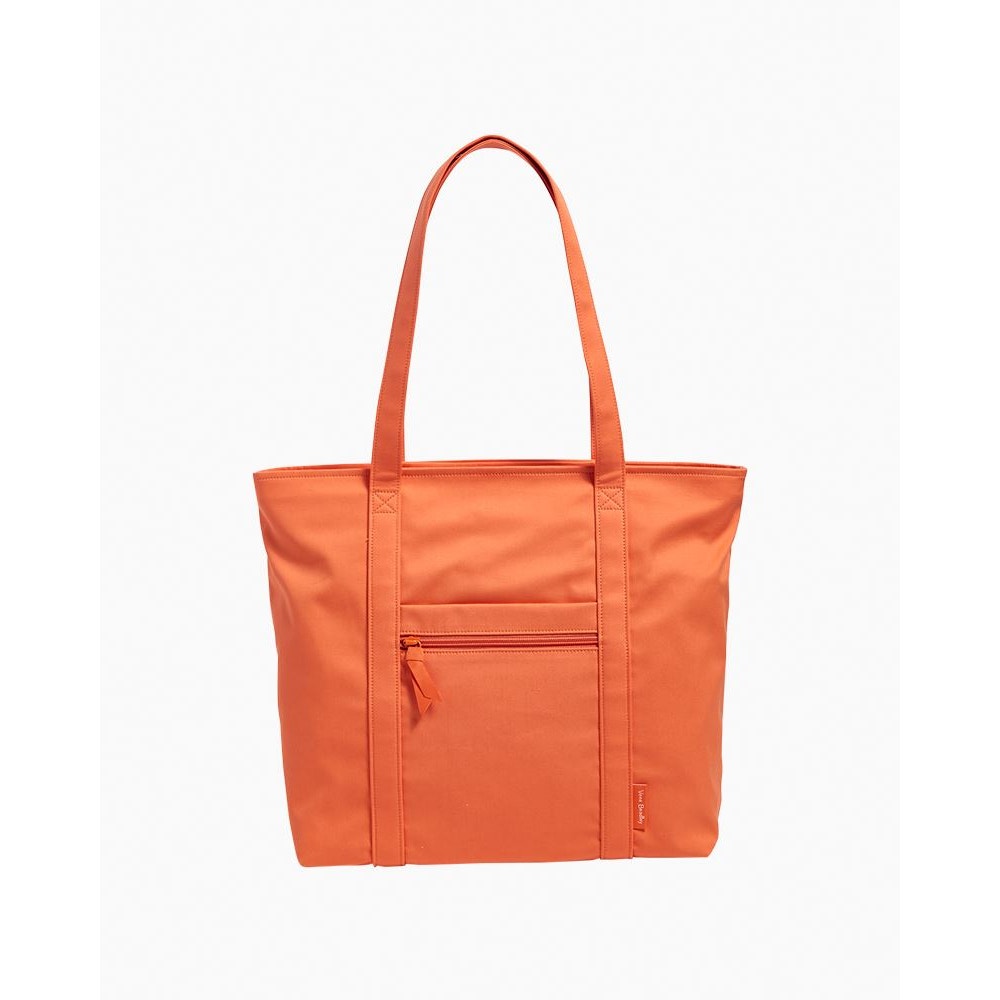 Nwt! Vera Tote Bag In Orange Bell Pepper